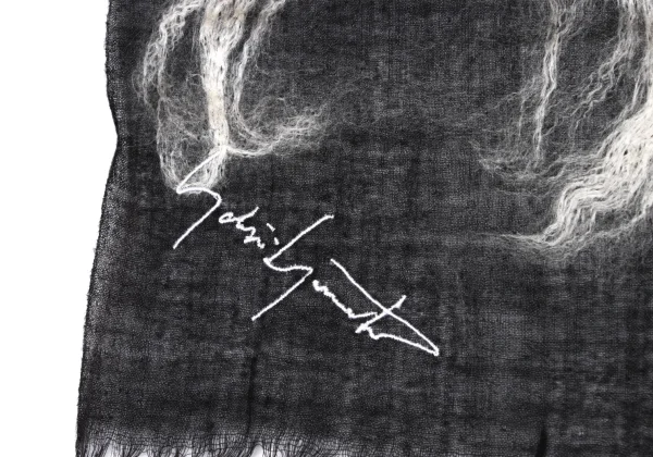 Yohji yamamoto discord Silk Woven Scarf K-170166_004