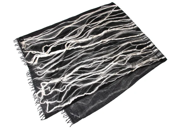 Yohji yamamoto discord Silk Woven Scarf K-170166_006
