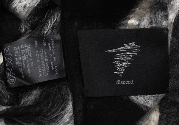Yohji yamamoto discord Silk Woven Scarf K-170166_008