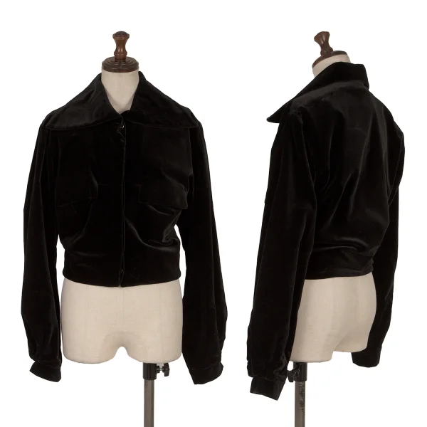 Vivienne Westwood Flap Pocket Velour Blouson Black 10 K-170170_001