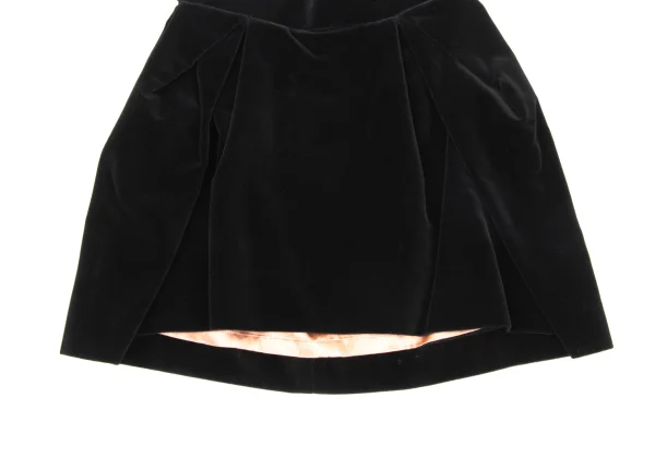 Vivienne Westwood Tuck Design Velour Mini Skirt K-170171_004