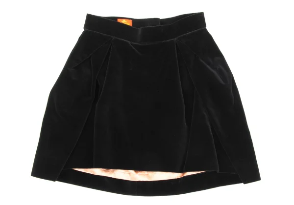 ヴィヴィアンウエストウッドVivienne Westwood 旧赤タグ ベロアセットアップ 黒10 S K-170172_013