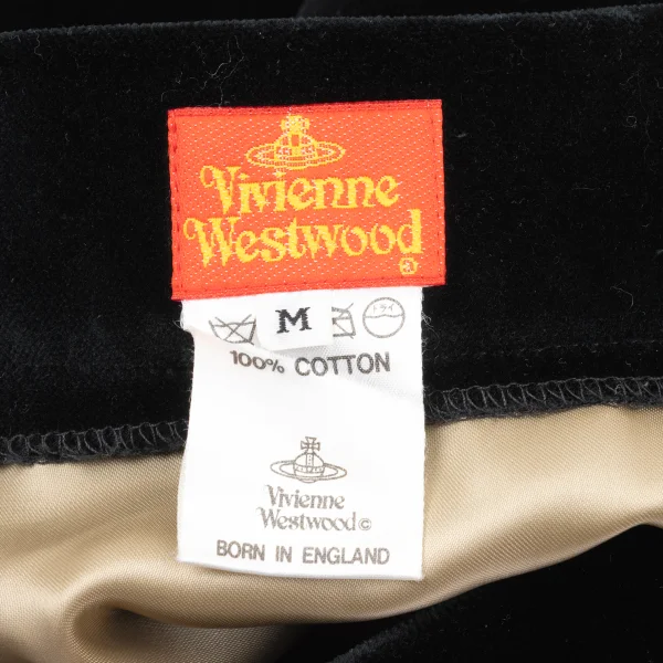 Vivienne Westwood Side Slit Velour Skirt K-170173_010