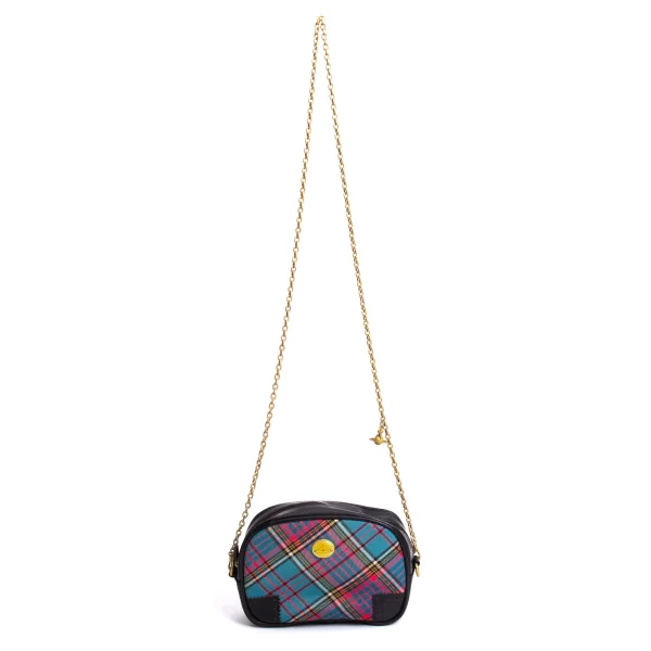 Vivienne Westwood Check Chain Shoulder Pouch K-170176_002