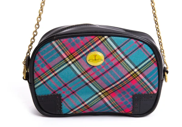 Vivienne Westwood Check Chain Shoulder Pouch K-170176_003