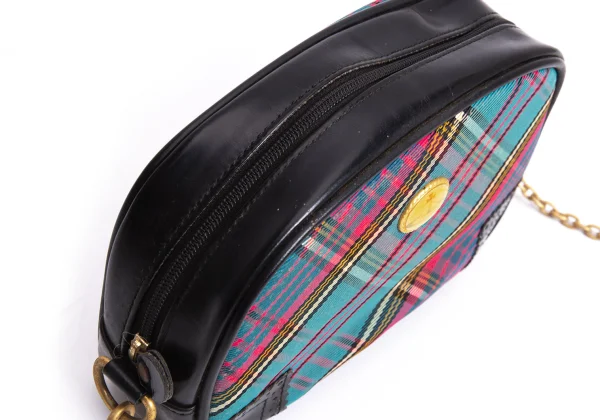 Vivienne Westwood Check Chain Shoulder Pouch K-170176_015
