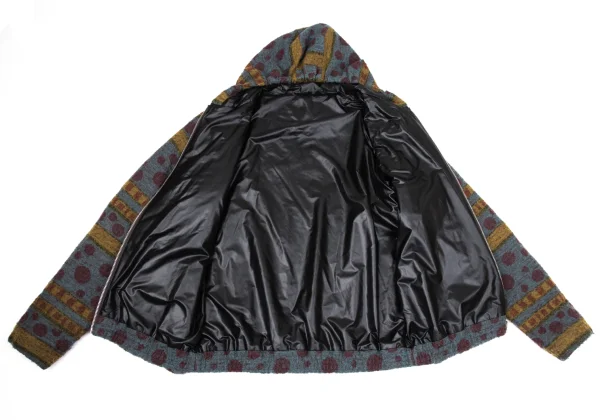 M.&KYOKO Jacquard Reversible Zip Hooded Blouson K-170178_012