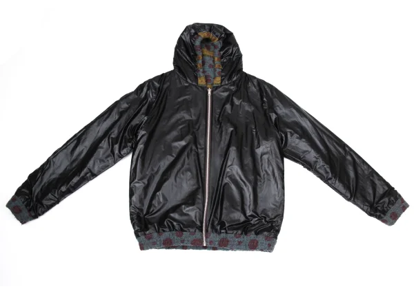 M.&KYOKO Jacquard Reversible Zip Hooded Blouson K-170178_013