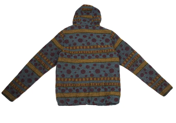 M.&KYOKO Jacquard Reversible Zip Hooded Blouson K-170178_015