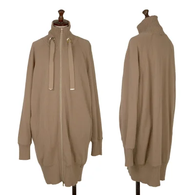 HERNO RESORT Wool Padded Double-zip Long Knit Blouson