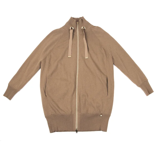 HERNO RESORT Wool Padded Double-zip Long Knit Blouson K-170180_002