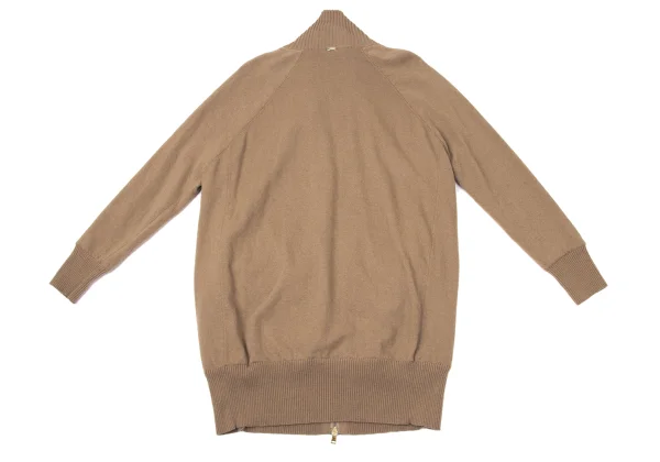 HERNO RESORT Wool Padded Double-zip Long Knit Blouson K-170180_014
