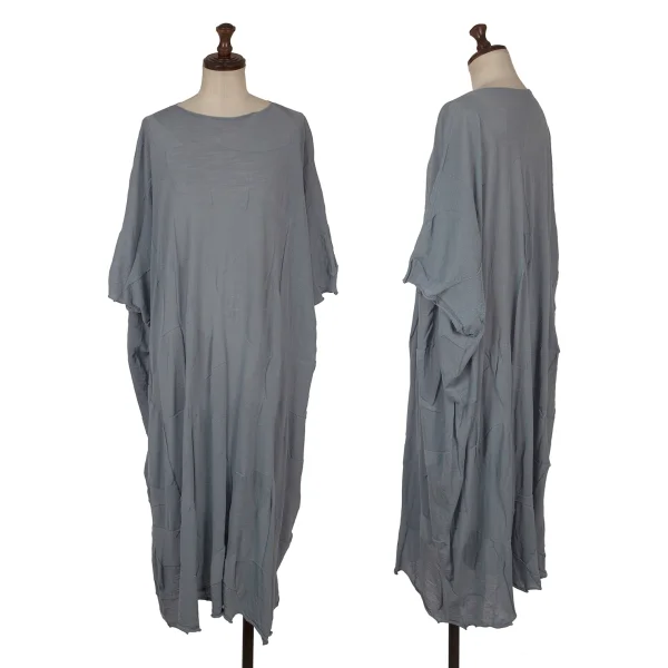 JURGEN LEHL Wool Jacquard Dress Sky blue M K-170181_001