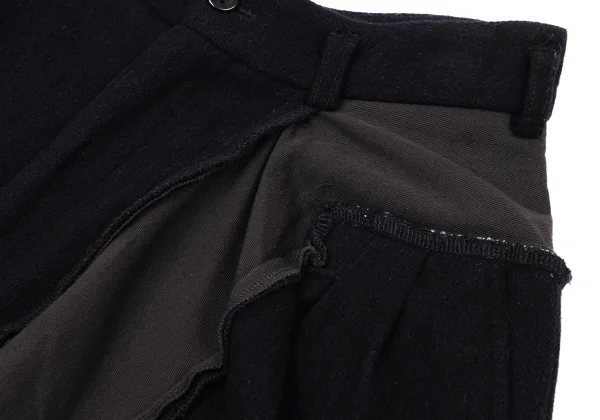 H&M×COMME des GARCONS Wool Blend Switching Design Shorts K-170184_004