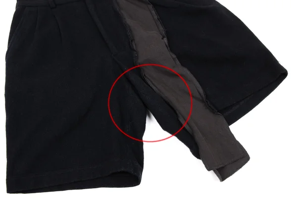 H&M×COMME des GARCONS Wool Blend Switching Design Shorts K-170184_007