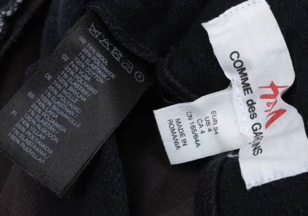 H&M×COMME des GARCONS Wool Blend Switching Design Shorts K-170184_016