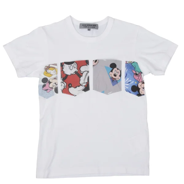 GOOD DESIGN SHOP COMME des GARCONS Disney Pocket T-shirt White,Multi-Color S K-170185_001