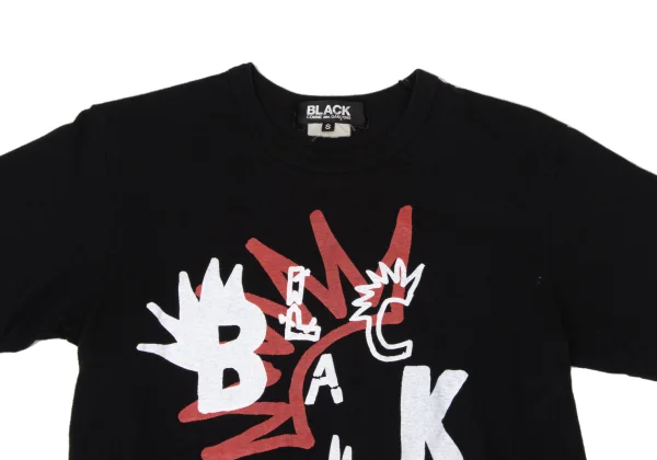 BLACK COMME des GARCONS Logo Print T-shirt K-170187_002