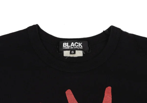 BLACK COMME des GARCONS Logo Print T-shirt K-170187_003