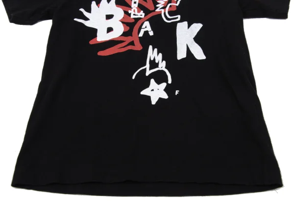 BLACK COMME des GARCONS Logo Print T-shirt K-170187_007