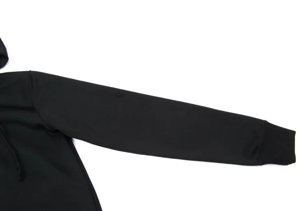 BLACK COMME des GARCONS Back Logo Print Poly Zip Hoodie K-170188_005