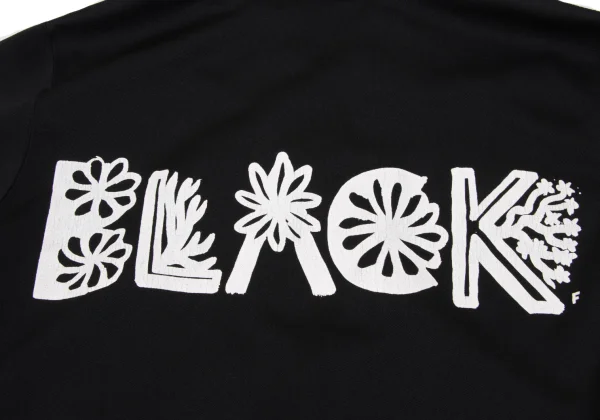 BLACK COMME des GARCONS Back Logo Print Poly Zip Hoodie K-170188_013