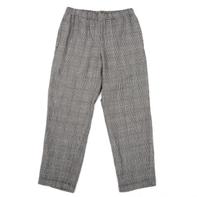 BLACK COMME des GARCONS Wool Glen Check Tapered Pants