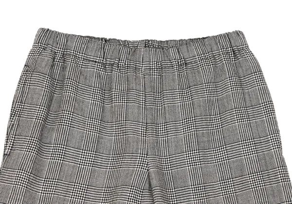 BLACK COMME des GARCONS Wool Glen Check Tapered Pants K-170189_002