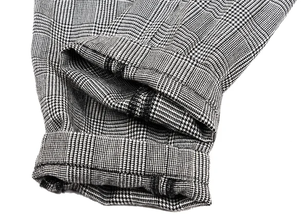 BLACK COMME des GARCONS Wool Glen Check Tapered Pants K-170189_009