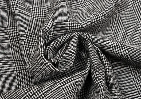 BLACK COMME des GARCONS Wool Glen Check Tapered Pants K-170189_012