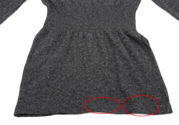 tricot COMME des GARCONS Ribbed Half-Zip Knit Sweater K-170192_008