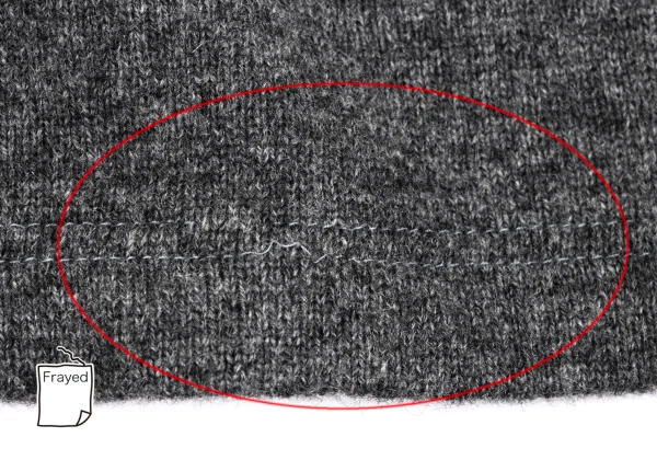 tricot COMME des GARCONS Ribbed Half-Zip Knit Sweater K-170192_010