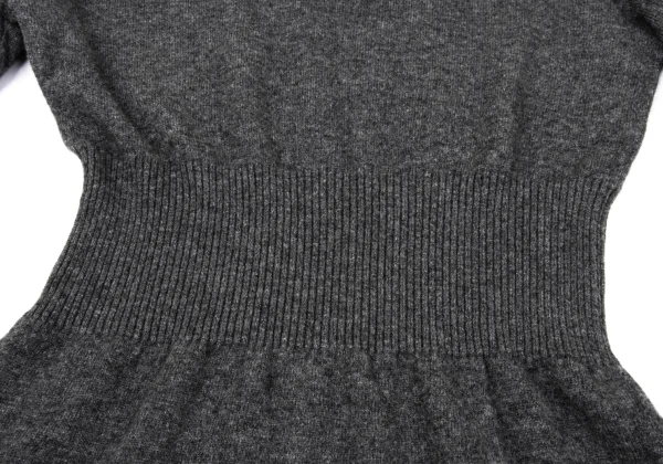 tricot COMME des GARCONS Ribbed Half-Zip Knit Sweater K-170192_011