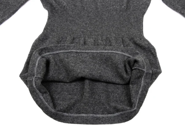 tricot COMME des GARCONS Ribbed Half-Zip Knit Sweater K-170192_012