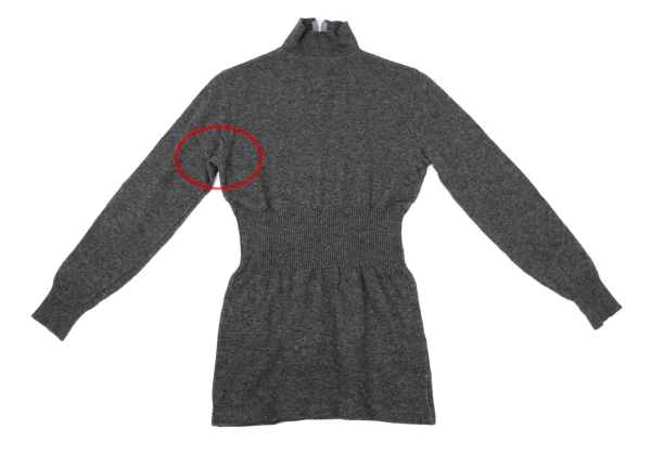 tricot COMME des GARCONS Ribbed Half-Zip Knit Sweater K-170192_013