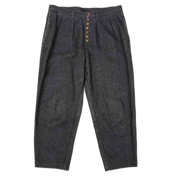 tricot COMME des GARCONS Cotton Wool Cropped Pants Grey M K-170196_001