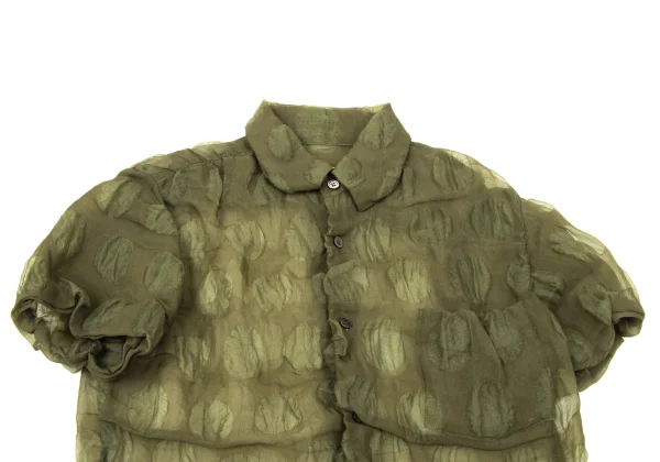 COMME des GARCONS See-through Dot Puckering Shirt K-170200_003