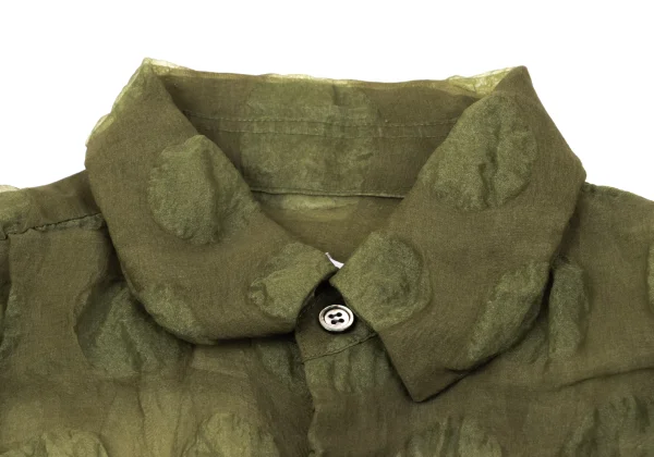 COMME des GARCONS See-through Dot Puckering Shirt K-170200_004