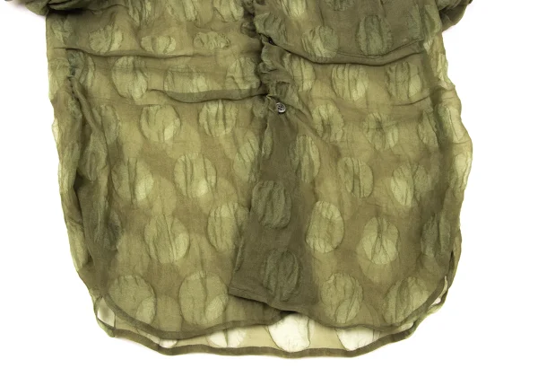 COMME des GARCONS See-through Dot Puckering Shirt K-170200_011