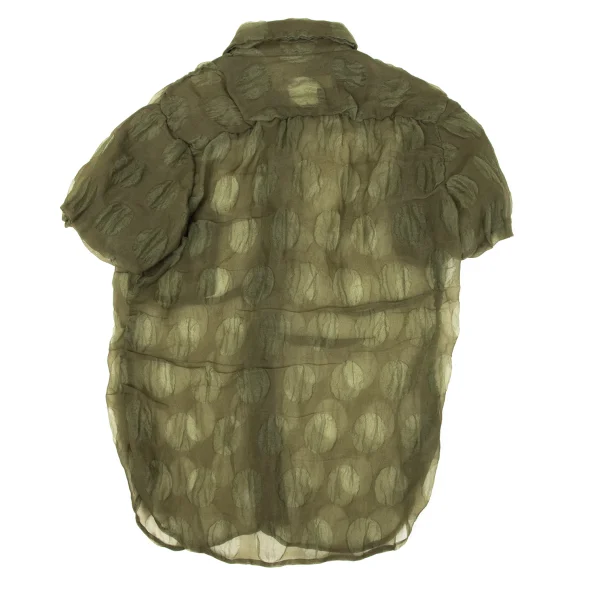 COMME des GARCONS See-through Dot Puckering Shirt K-170200_013