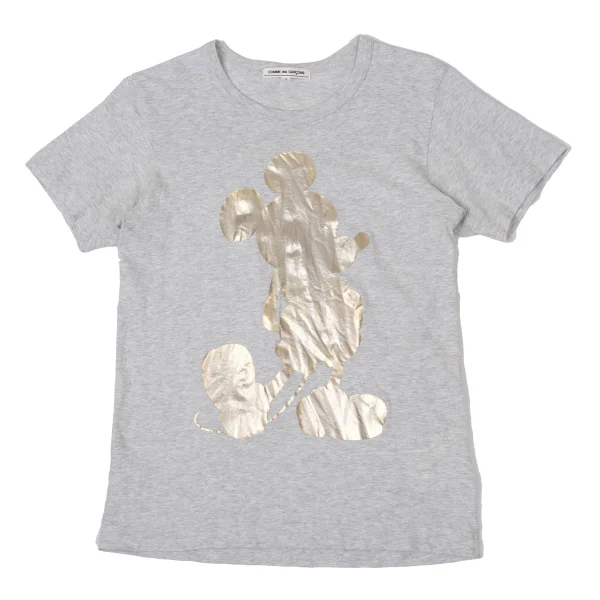 COMME des GARCONS×Disney Mickey Silhouette Printed T Shirt Grey S K-170202_001