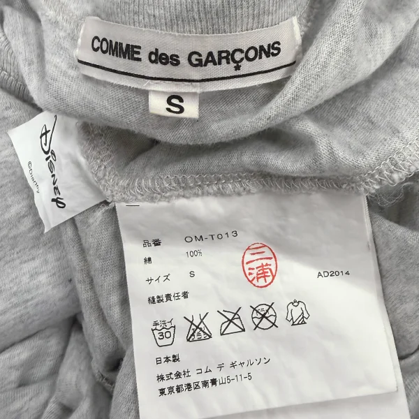 COMME des GARCONS×Disney Mickey Silhouette Printed T Shirt K-170202_016