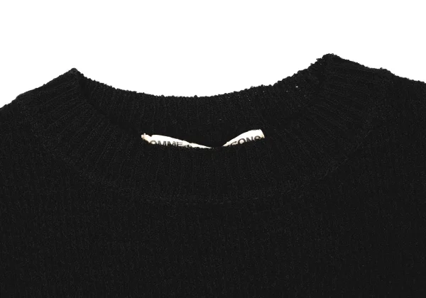COMME des GARCONS Rayon Acrylic Short Sleeve Knit Sweater K-170207_004