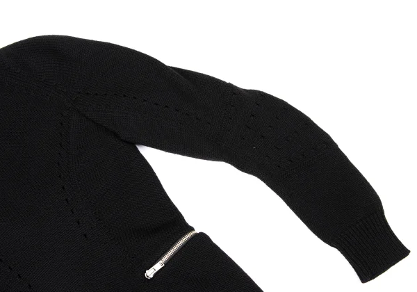JUNYA WATANABE COMME des GARCONS Wool Zip Pocket Knit Sweater K-170210_005