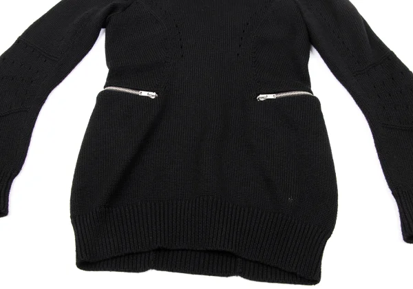 JUNYA WATANABE COMME des GARCONS Wool Zip Pocket Knit Sweater K-170210_008