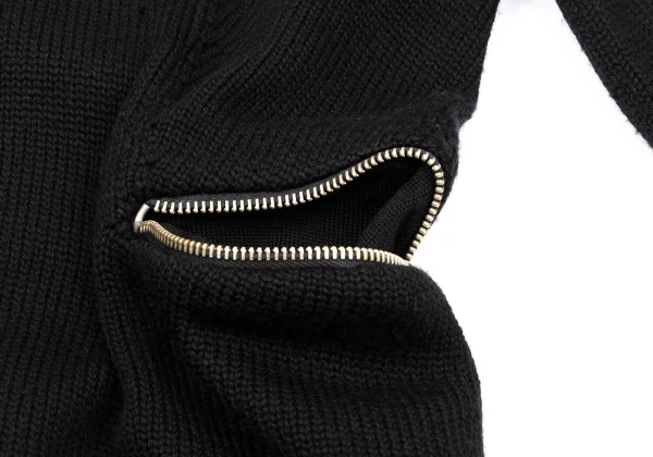 JUNYA WATANABE COMME des GARCONS Wool Zip Pocket Knit Sweater K-170210_009