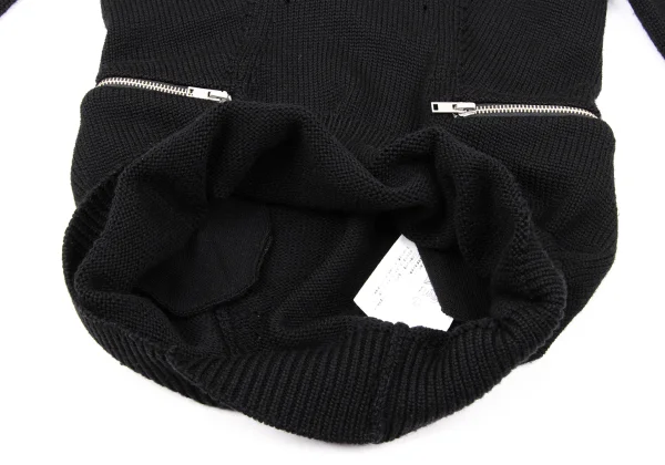 JUNYA WATANABE COMME des GARCONS Wool Zip Pocket Knit Sweater K-170210_010