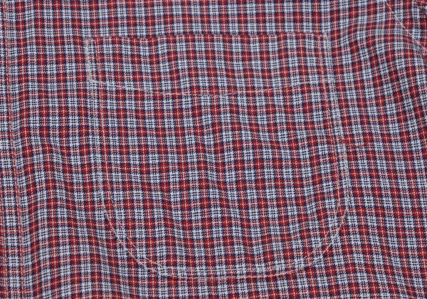 JUNYA WATANABE MAN PINK COMME des GARCONS Round Collar Check Shirt K-170214_006