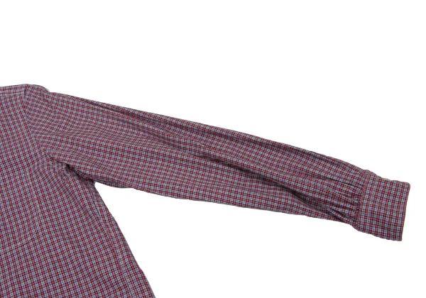 JUNYA WATANABE MAN PINK COMME des GARCONS Round Collar Check Shirt K-170214_008