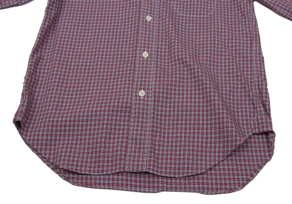 JUNYA WATANABE MAN PINK COMME des GARCONS Round Collar Check Shirt K-170214_011